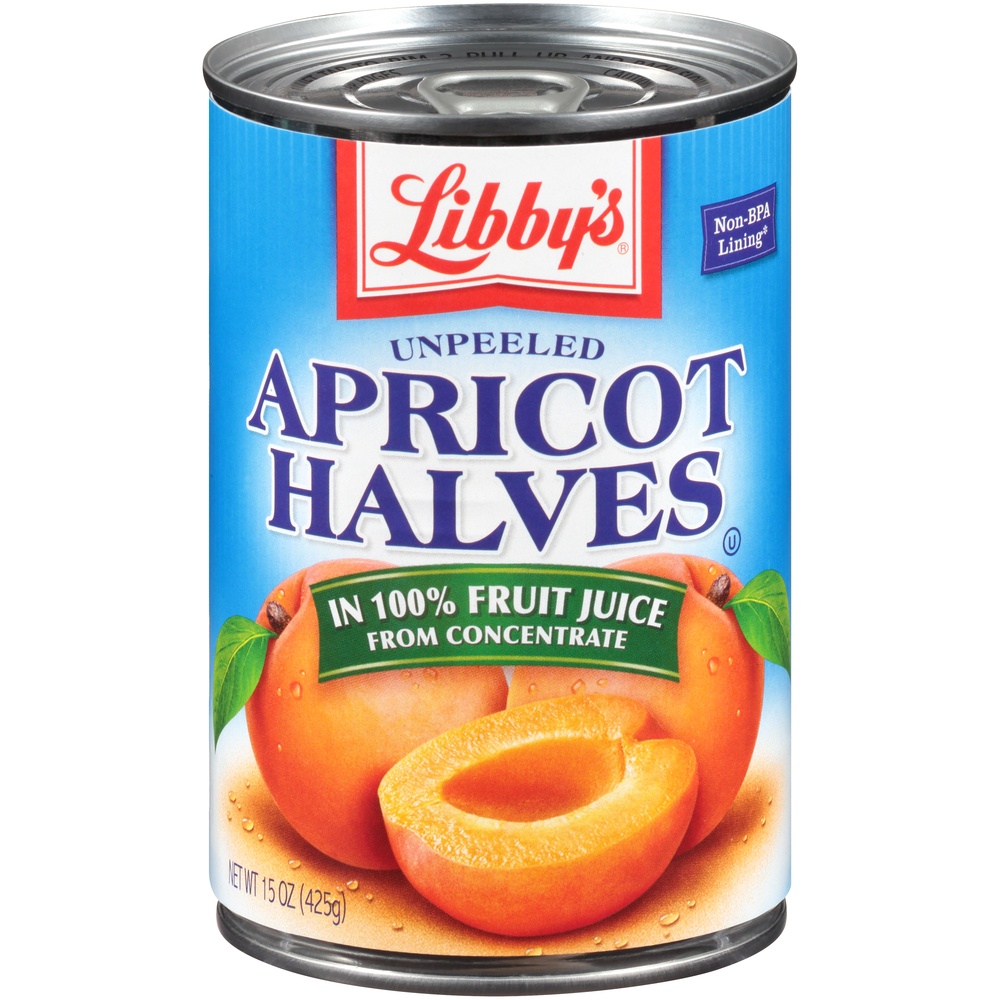 slide 1 of 6, Libby's Unpeeled Apricot Halves in Juice, 15 oz