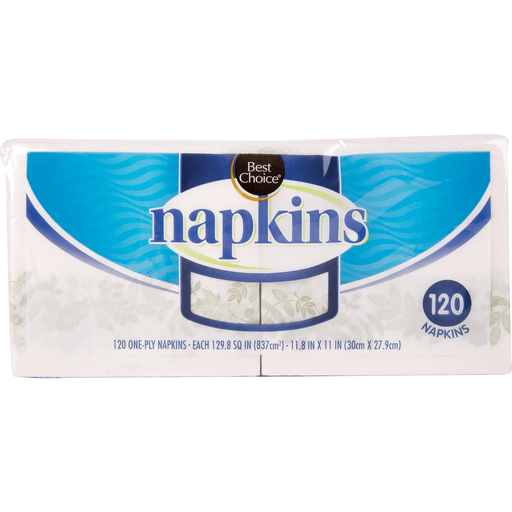 slide 1 of 1, Best Choice Paper Napkins, 120 ct