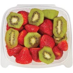 Fresh Sliced Strawberries & Kiwi