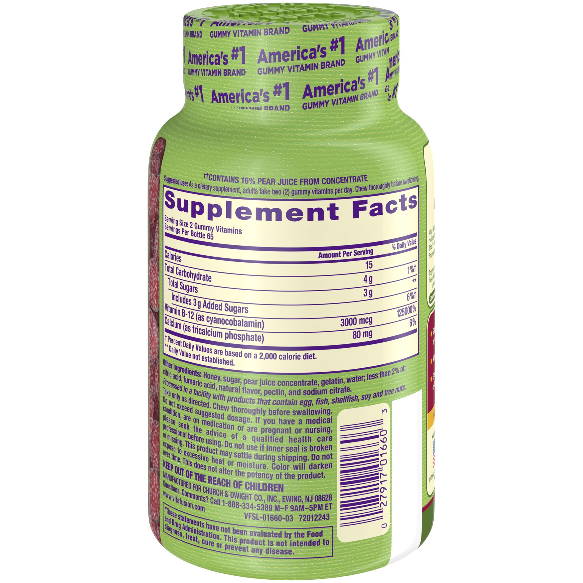 slide 3 of 4, vitafusion Simply Good B-12 Gummy Vitamins, 130 ct., 130 ct