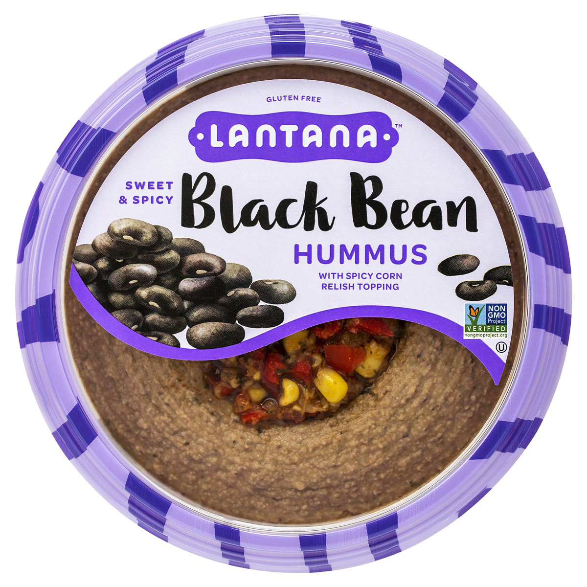 slide 1 of 7, Lantana Black Bean Hummus, 