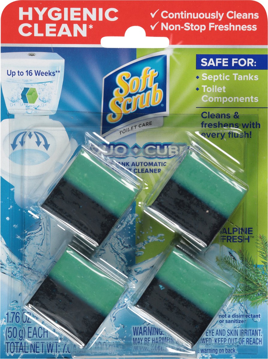slide 13 of 14, Soft Scrub Duo-Cubes Alpine Fresh In-Tank Toilet Bowl Cleaner - 4 Count, 4 ct