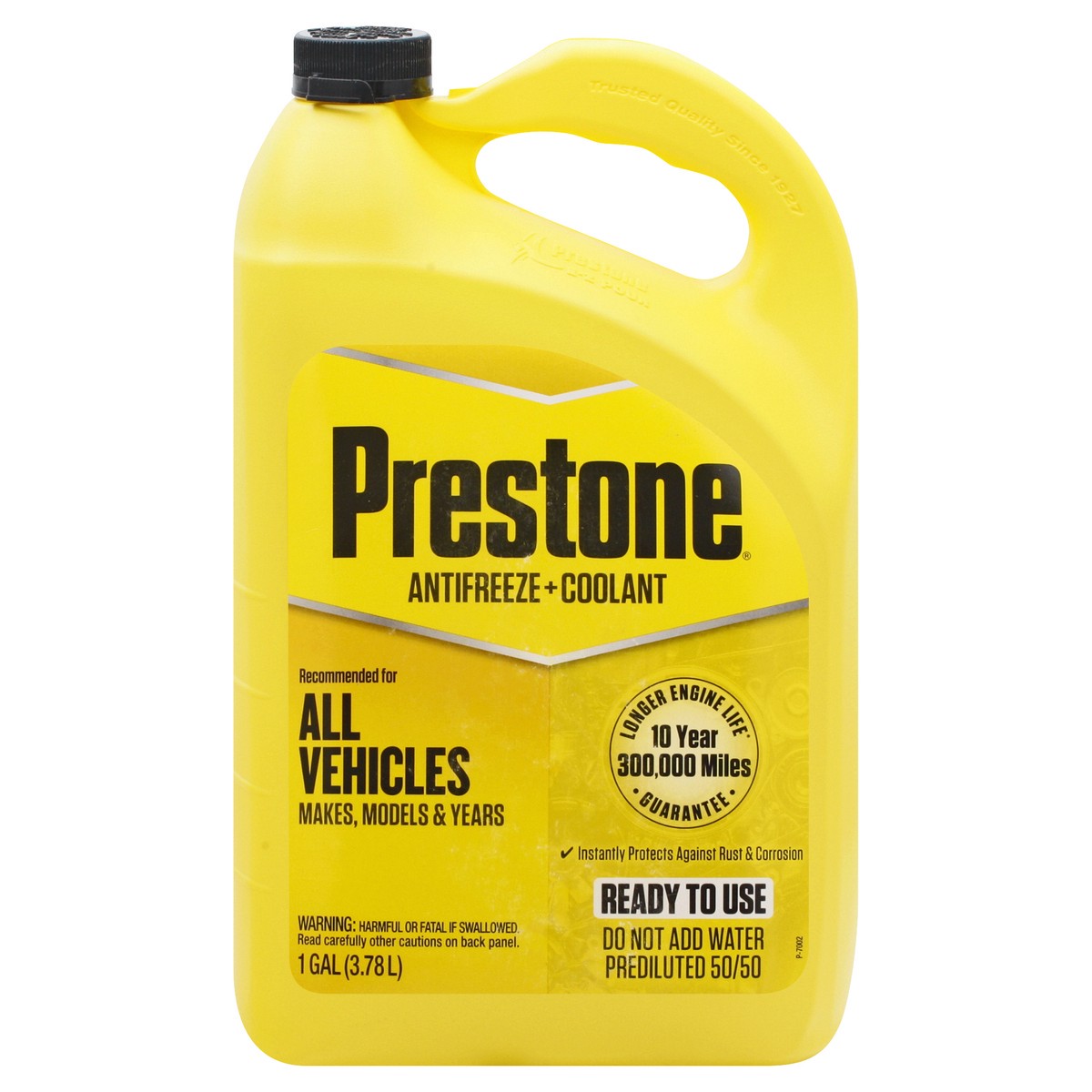 slide 9 of 9, Prestone 50/50 Prediluted Antifreeze, 1 gal