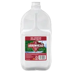 ARROWHEAD Brand 100% Mountain Spring Water, 1-gallon plastic jug