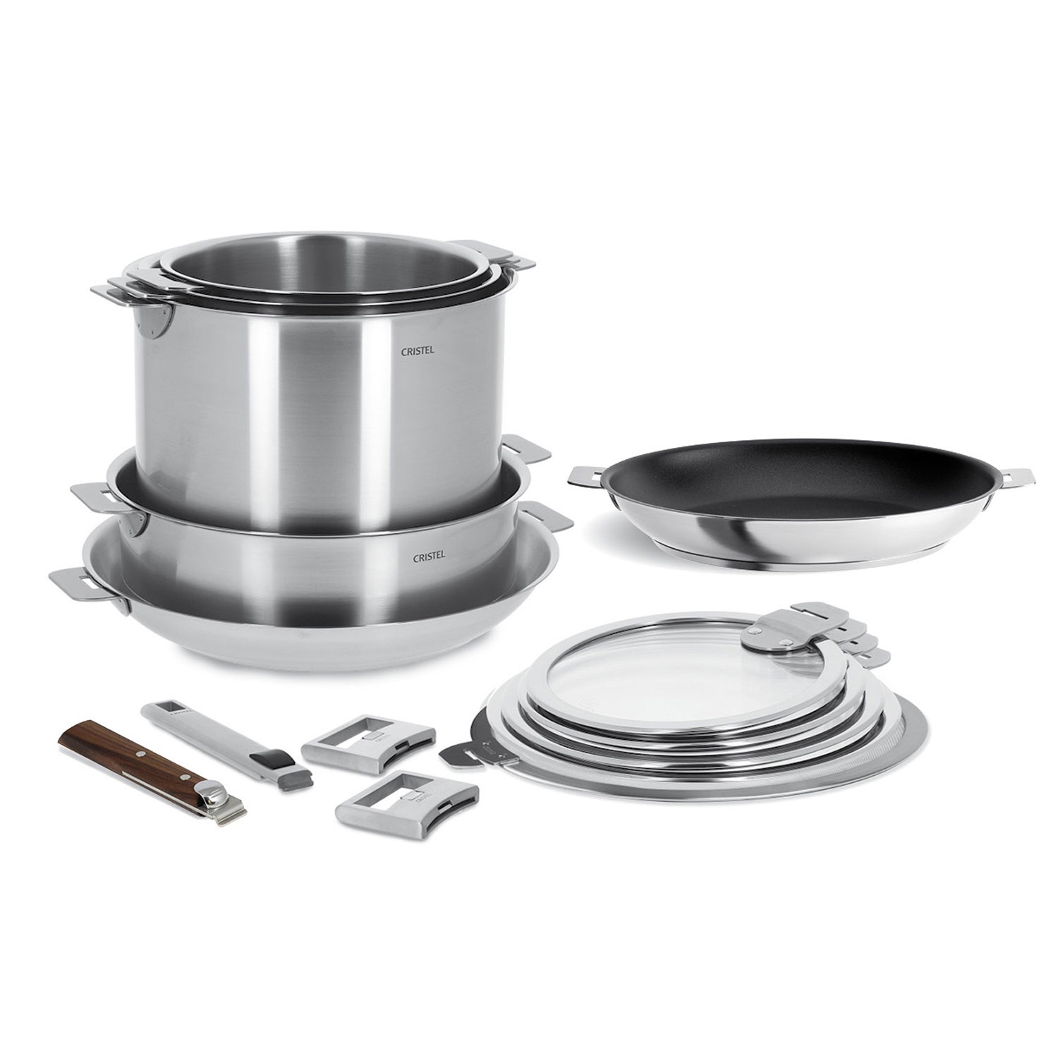 slide 1 of 1, CRISTEL Strate Cookware Set, 15 ct