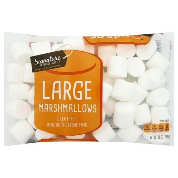 slide 1 of 1, Signature Kitchens Marshmallows Large, 10 oz