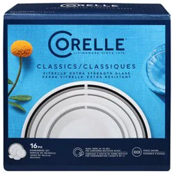 Corelle Classics Dinnerware Set 16 CT 1 ea