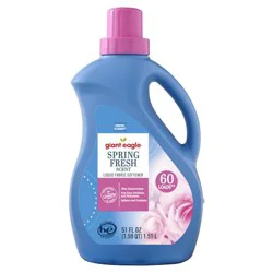 Giant Eagle Liquid Fabric Softener, Spring Fresh Scent