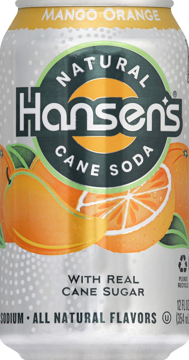 slide 4 of 4, Hansen's Soda 12 oz, 6 ct