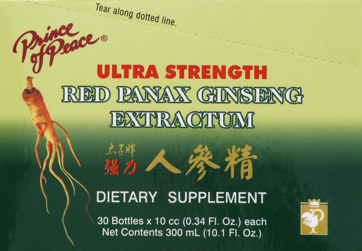 slide 3 of 4, Prince of Peace Red Panax Ginseng Extractum, 30 ct; 0.34 fl oz