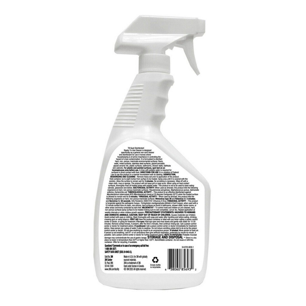 slide 2 of 6, 3M Company Disinfectant Ready to Use Cleaner, 1 qt