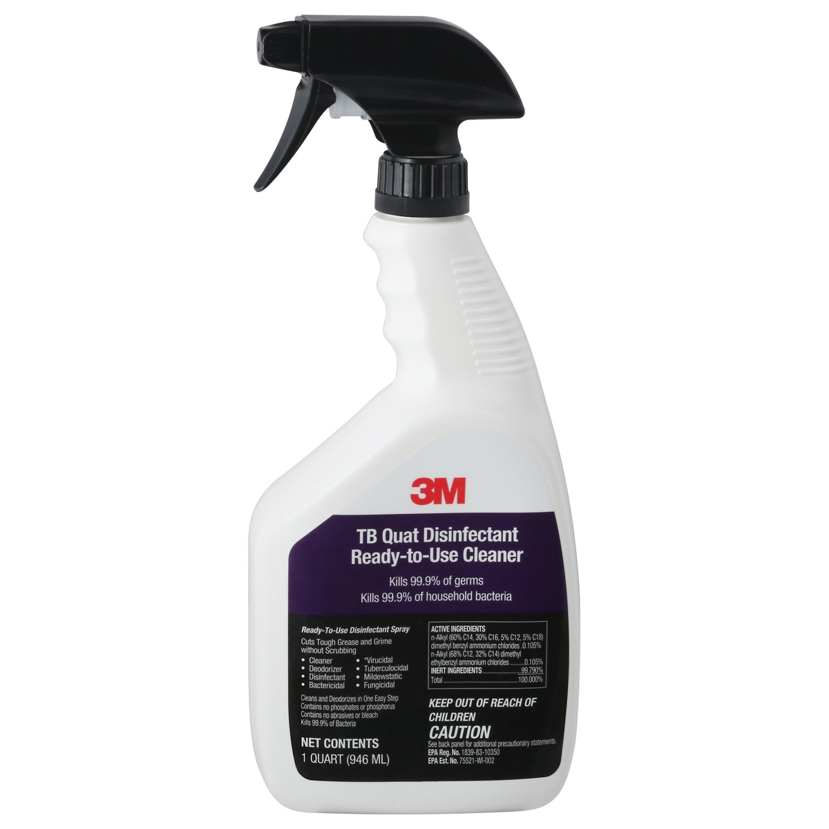 slide 1 of 1, 3M Company Disinfectant Ready to Use Cleaner, 32 fl oz