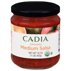 Cadia Organic Medium Salsa 16 oz
