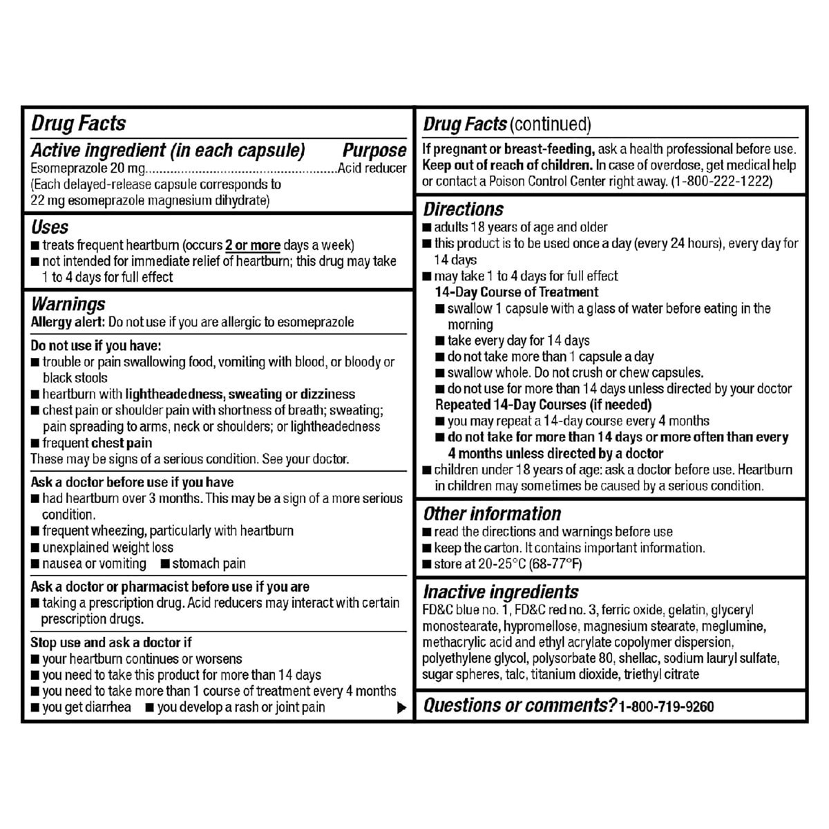 slide 21 of 29, Meijer Esomeprazole Magnesium Capsules, Acid Reducer, 20 mg, 14 ct