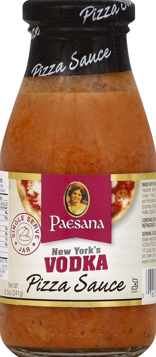 slide 2 of 2, Paesana New York Style Pizza Sauce Vodka, 8.5 oz