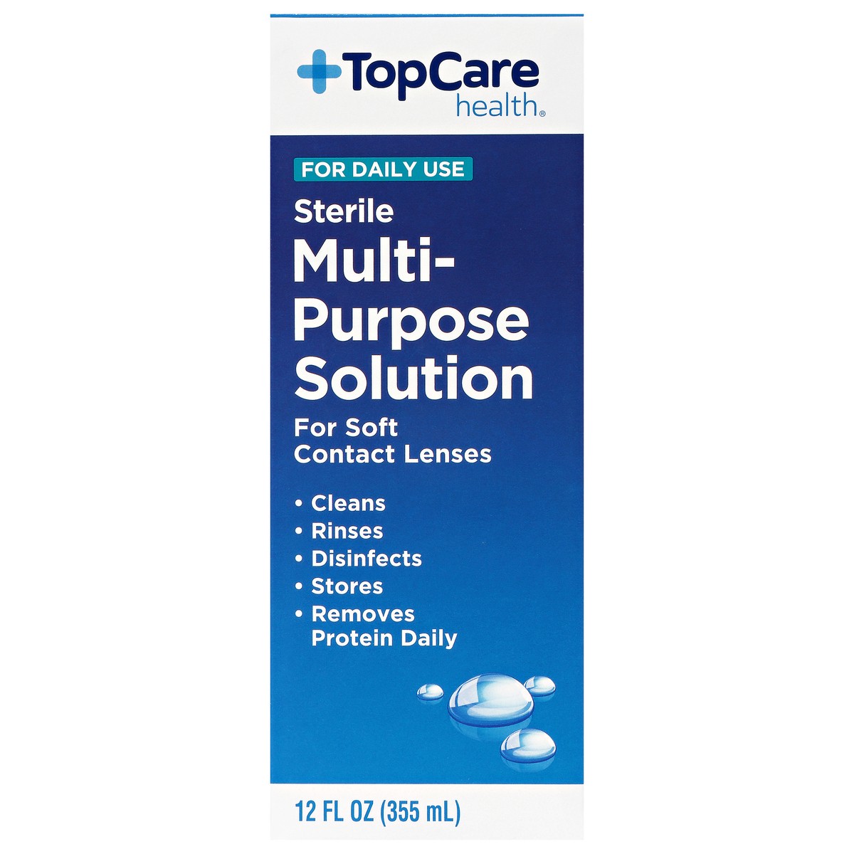 slide 8 of 16, TopCare Health Sterile Multi-Purpose Solution 12 fl oz, 12 fl oz