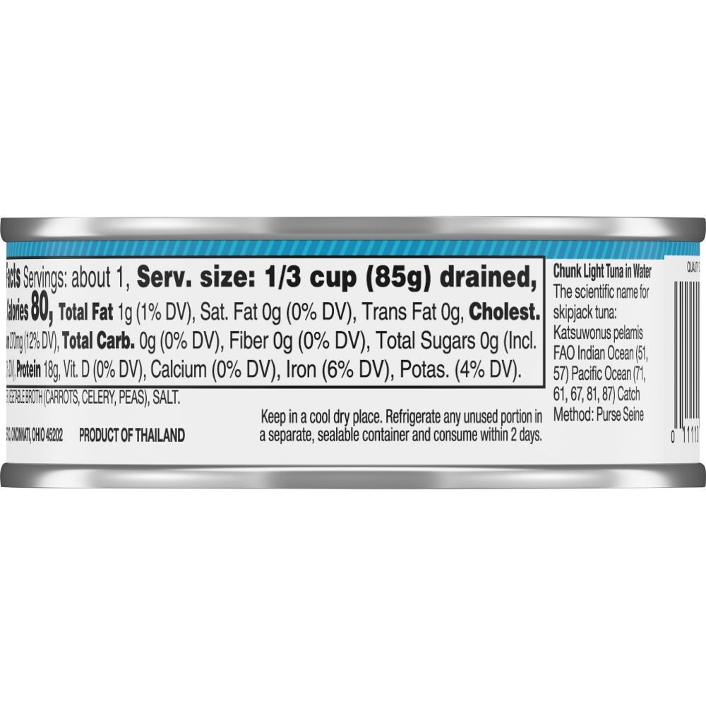 slide 4 of 4, Kroger Wild Caught Chunk Light Tuna In Water, 5 oz