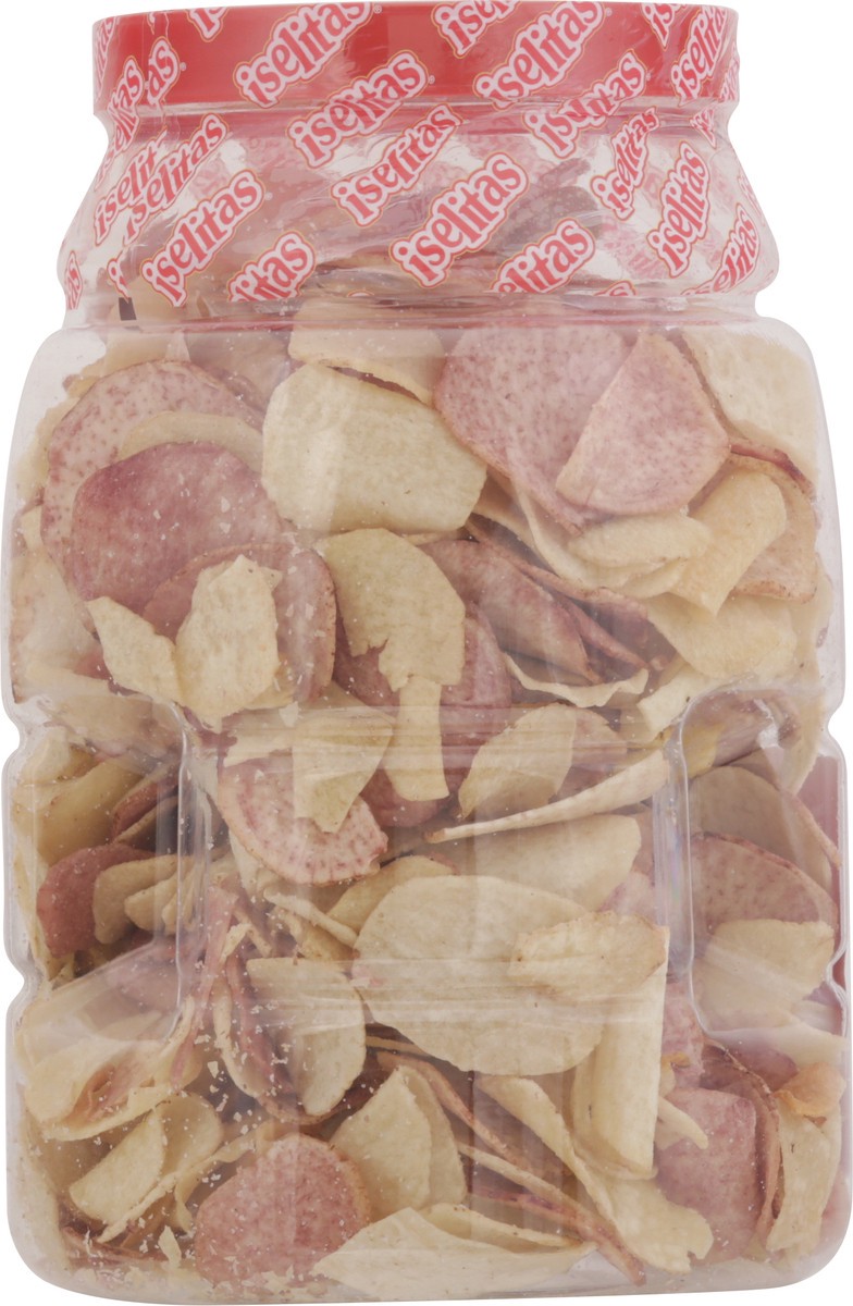 slide 10 of 13, Iselitas Lightly Salted Purple and White Malanga Mix Taro Chips 14.10 oz, 14.1 oz