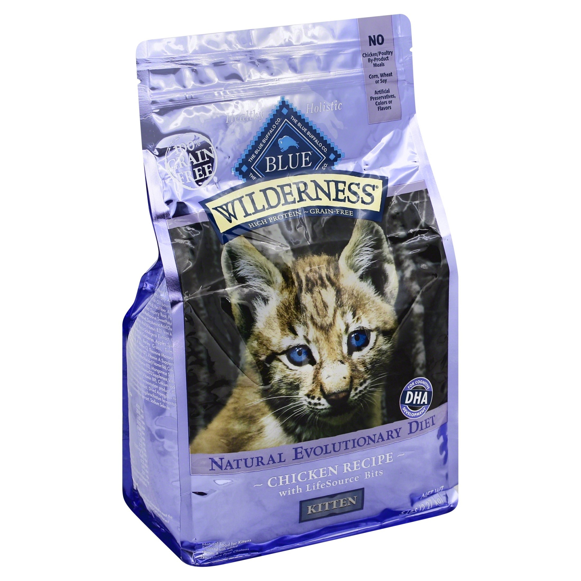 slide 1 of 6, Blue Buffalo Food for Kittens, Natural, Kitten, Natural Evolutionary Diet, 5 lb