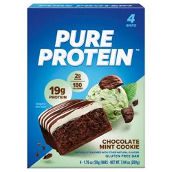 Pure Protein Bars, Chocolate Mint Cookie, 4 Ct