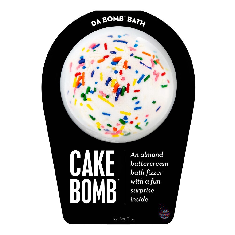 slide 3 of 3, Da Bomb Bath Almond Buttercream Cake Bomb Bath Fizzer, 7 oz