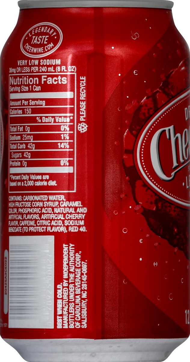 slide 3 of 4, Cheerwine Soft Drink 12 oz, 12 oz