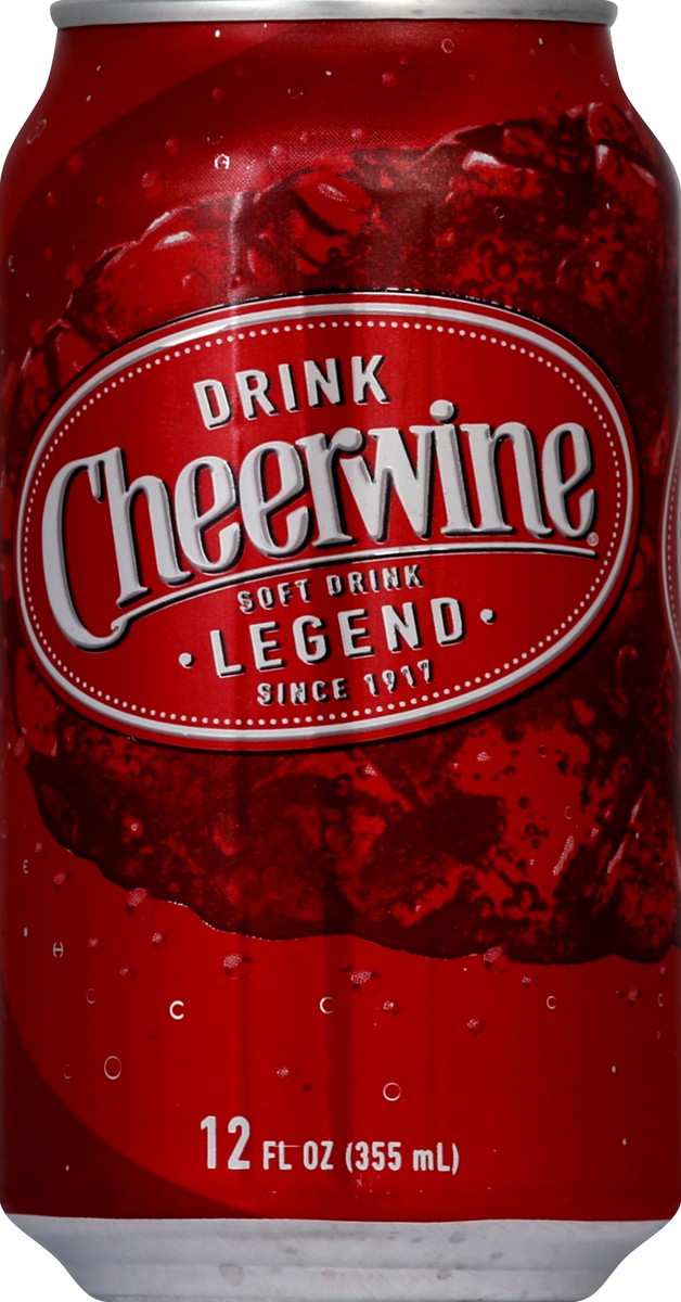 slide 1 of 4, Cheerwine Soft Drink 12 oz, 12 oz