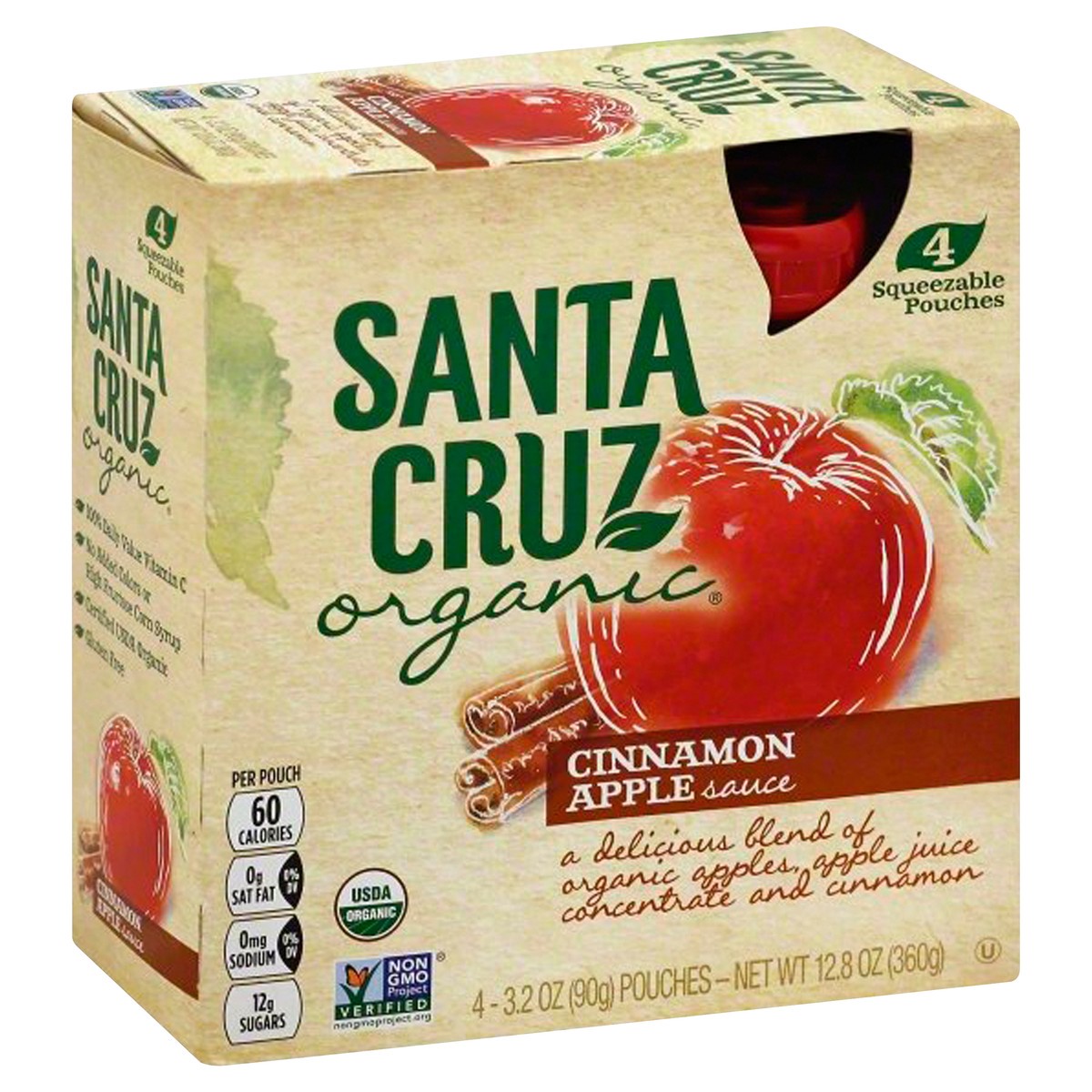 slide 2 of 8, Santa Cruz Organic Fruit Sauce, 12.8 oz
