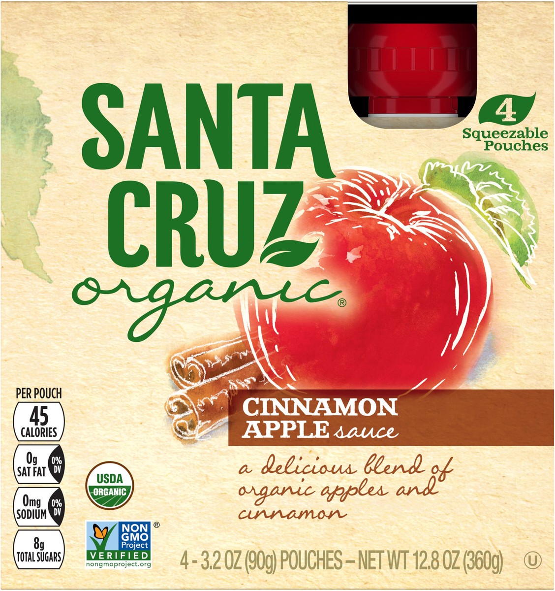 slide 5 of 8, Santa Cruz Organic Fruit Sauce, 12.8 oz