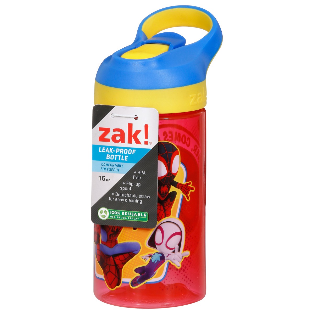 slide 5 of 11, Zak! Designs Spiderman Spidey & His Amazing Friends Bottle, 16 oz