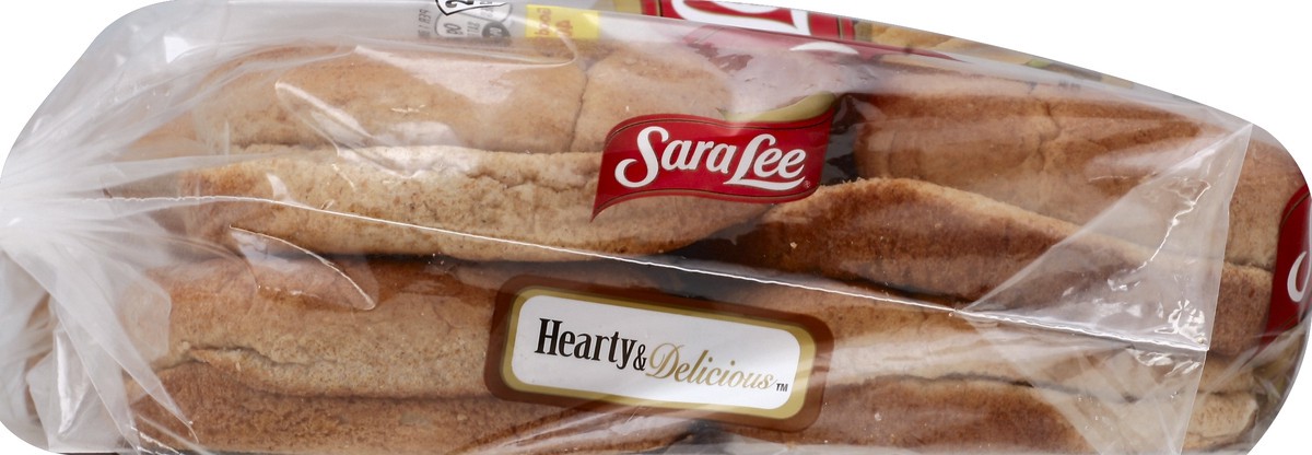 slide 3 of 5, Sara Lee Hearty & Delicious Bakery Buns 100% Whole Wheat, 8 ct; 23 oz