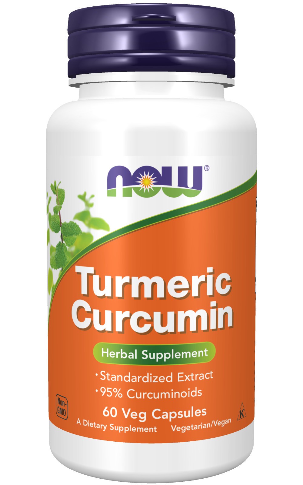 slide 1 of 4, NOW Turmeric Curcumin - 60 Veg Capsules, 60 ct