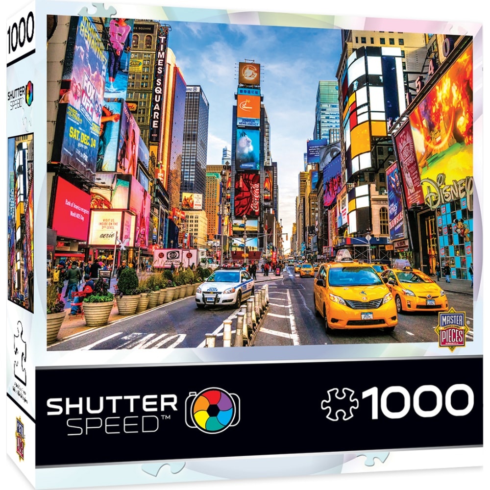 slide 1 of 1, Masterpieces Shutter Speed Times Square Jigsaw Puzzle, 1000 ct