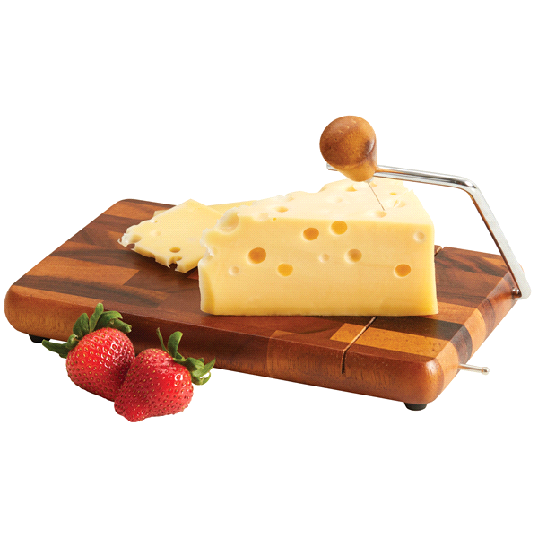 slide 1 of 1, Grand Gourmet Wooden Cheese Slicer, 1 ct