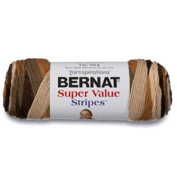 Bernat Super Value Stripes, Beachwood
