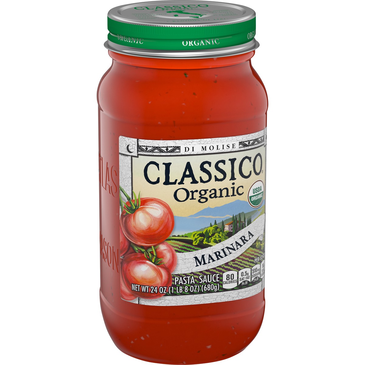 slide 14 of 14, Classico Organic Marinara Pasta Sauce, 24 oz Jar, 24 oz