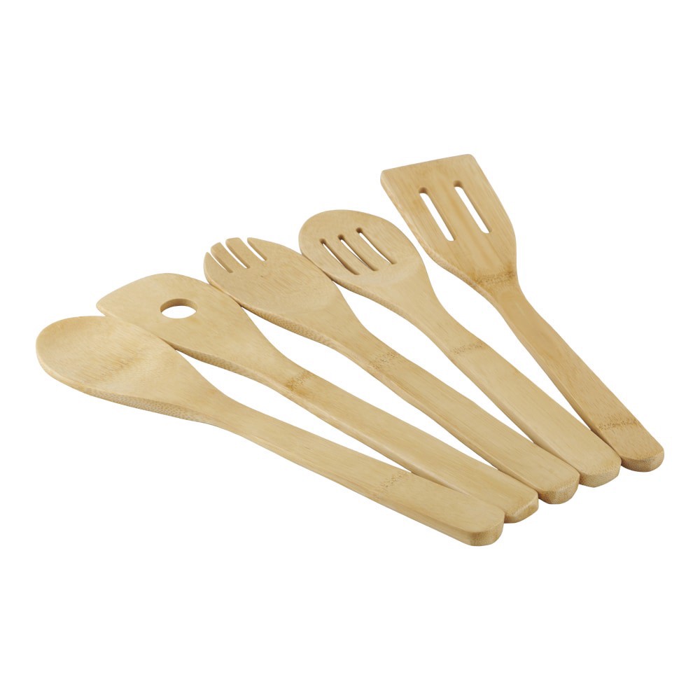 slide 3 of 4, Everyday Living Bamboo Kitchen Tools Set, 5 ct