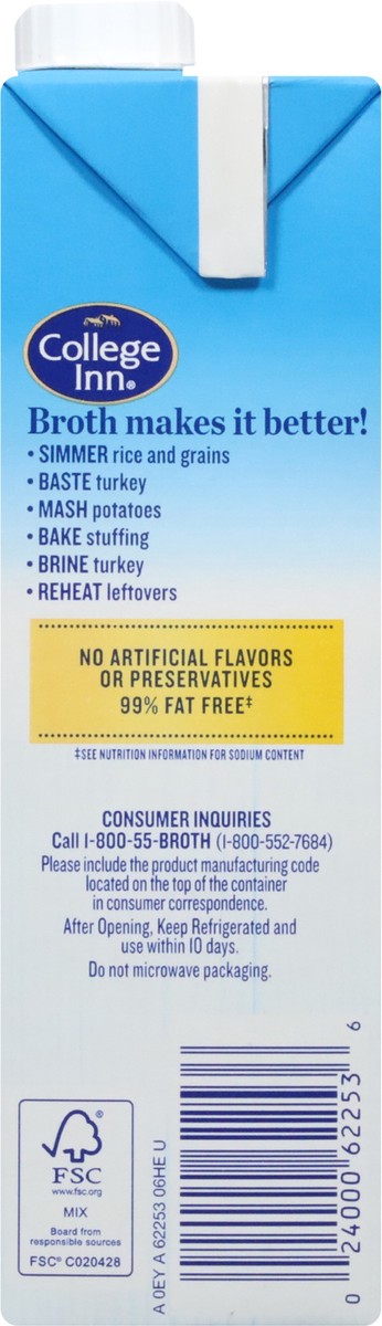 slide 3 of 13, College Inn Turkey Broth 32 oz Carton, 32 oz
