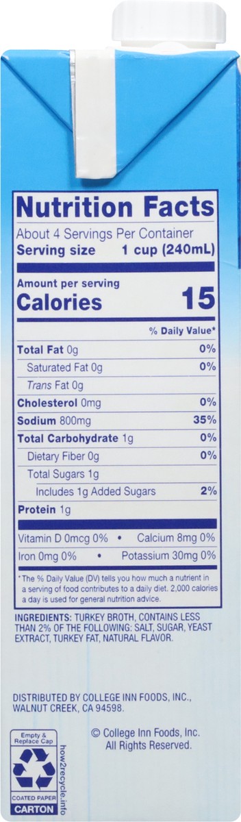 slide 6 of 13, College Inn Turkey Broth 32 oz Carton, 32 oz