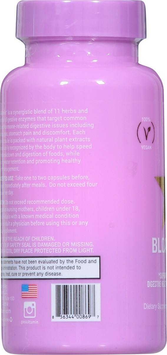 slide 11 of 13, Bloatamin Vegan Capsules Dietary Supplement 30 Capsules, 30 ct