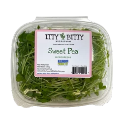 Itty Bitty Micro Farm Sweet Pea Shoot Microgreens
