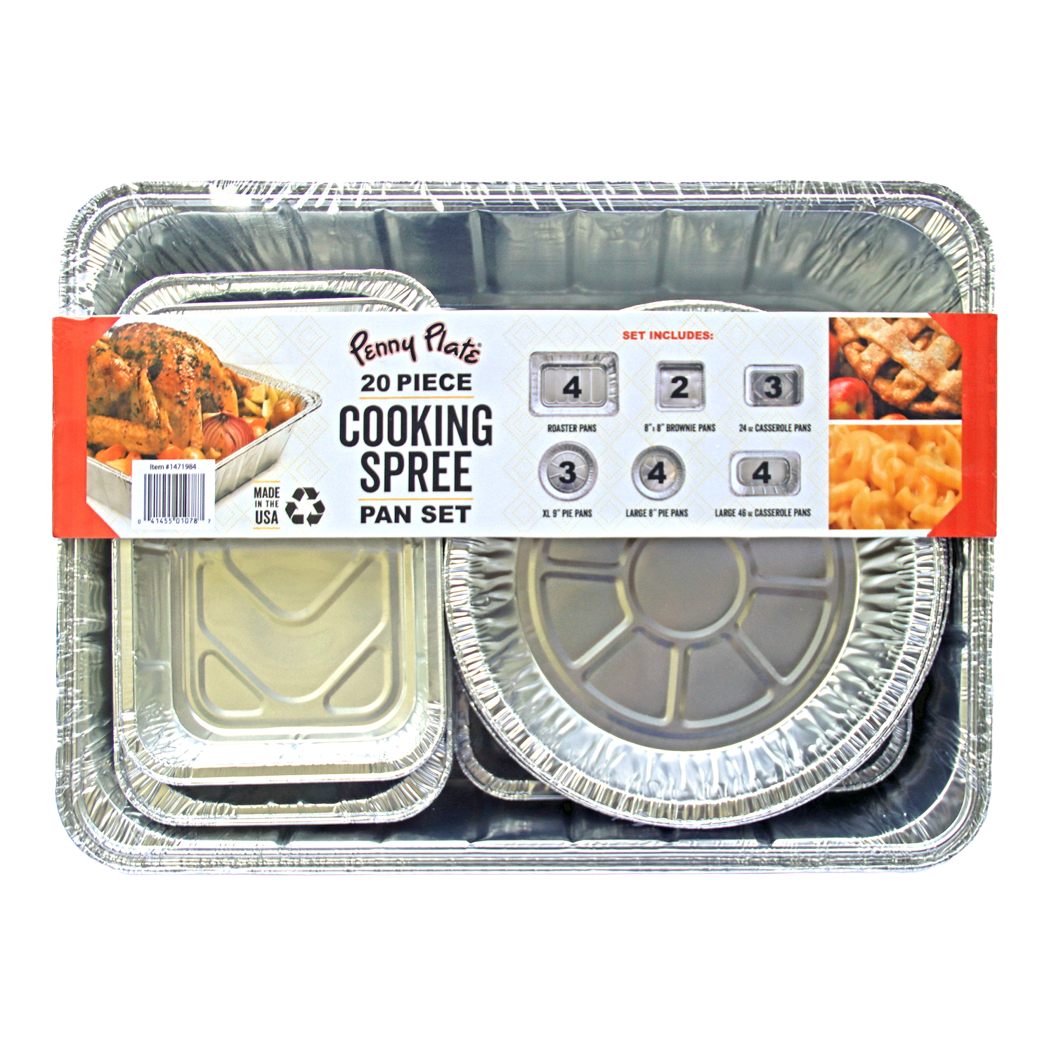 slide 1 of 1, Penny Plate Cooking Spree Pan Set, 