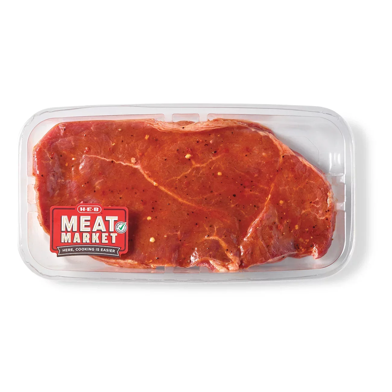 slide 1 of 1, H-E-B Meat Market Marinated Boneless Beef Shoulder Steak - Chile Lime, per lb