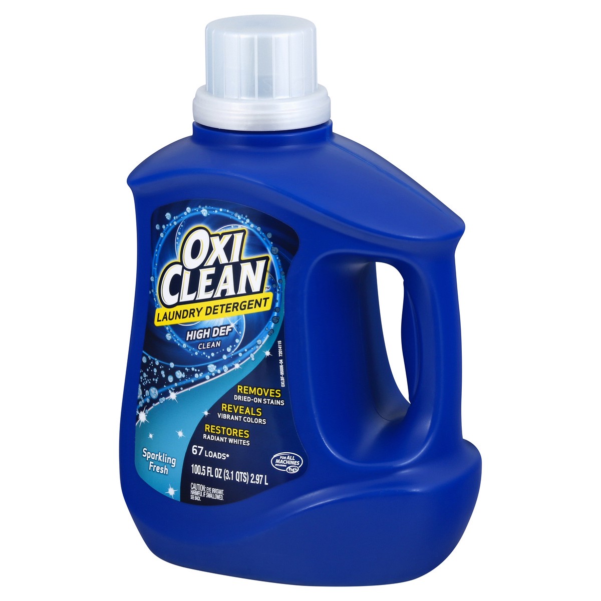 slide 5 of 9, Oxi-Clean Liquid Laundry Detergent, Sparkling Fresh Scent, 100.5 oz., 100.50 fl oz