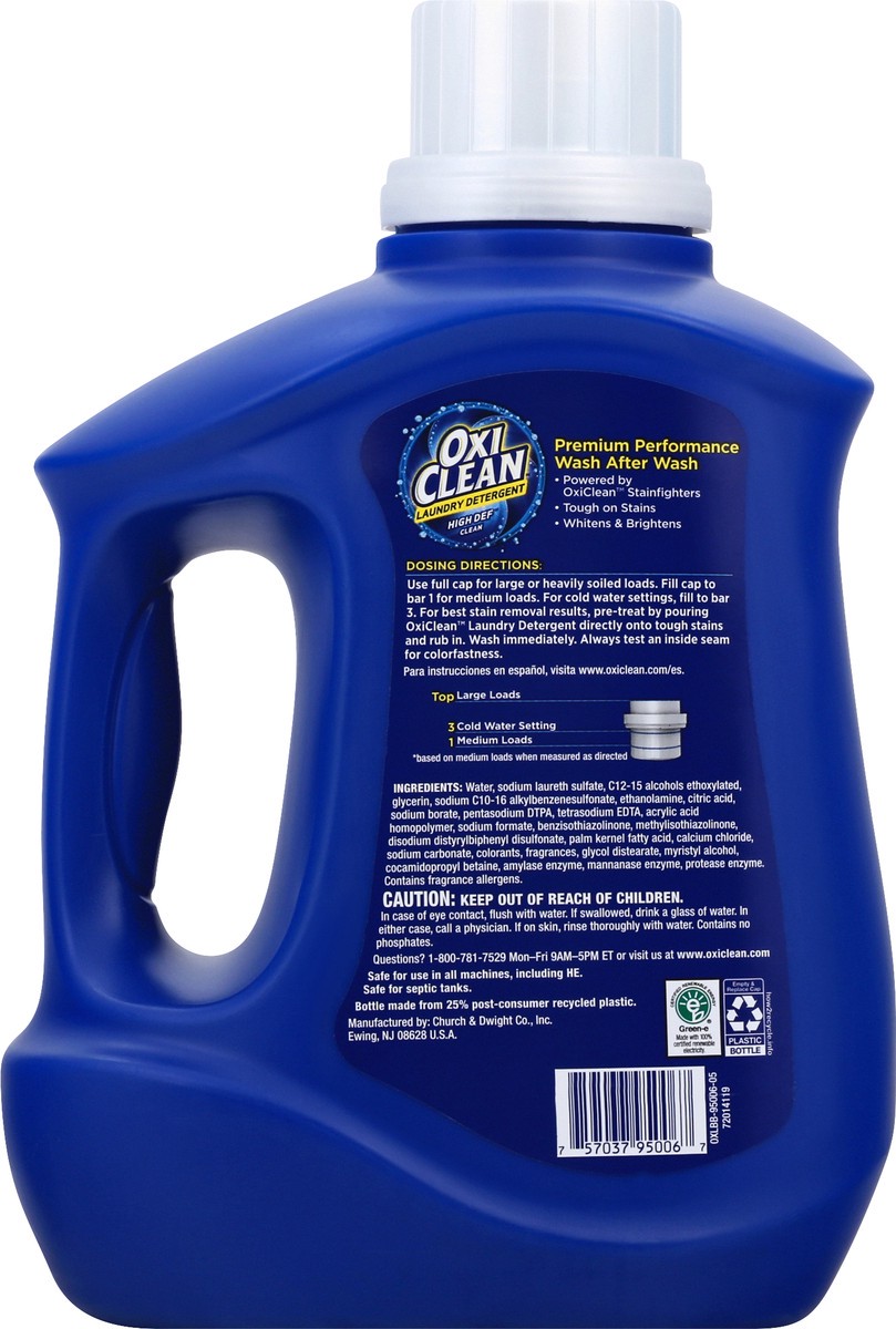 slide 4 of 9, Oxi-Clean Liquid Laundry Detergent, Sparkling Fresh Scent, 100.5 oz., 100.50 fl oz