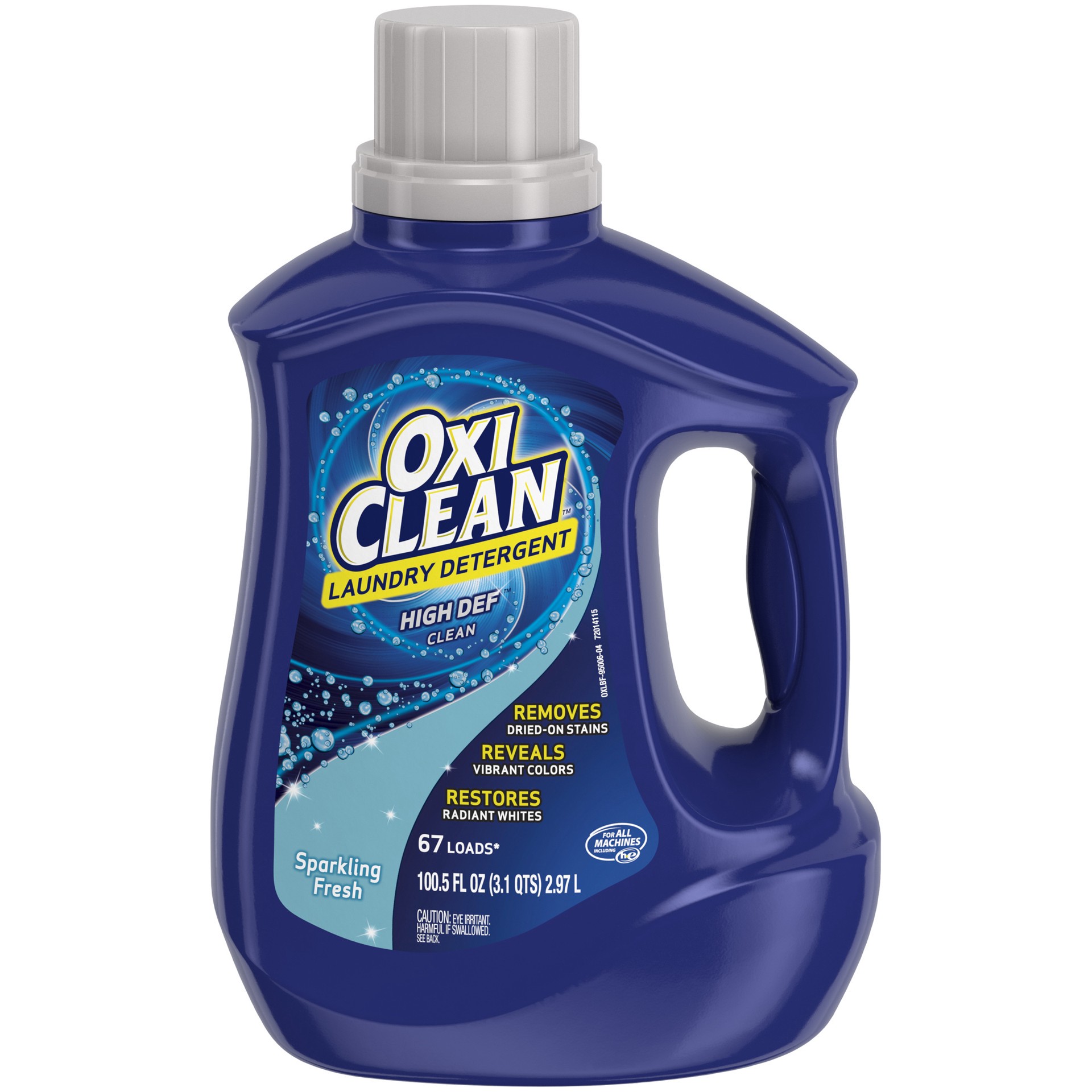 slide 1 of 9, Oxi-Clean Liquid Laundry Detergent, Sparkling Fresh Scent, 100.5 oz., 100.50 fl oz