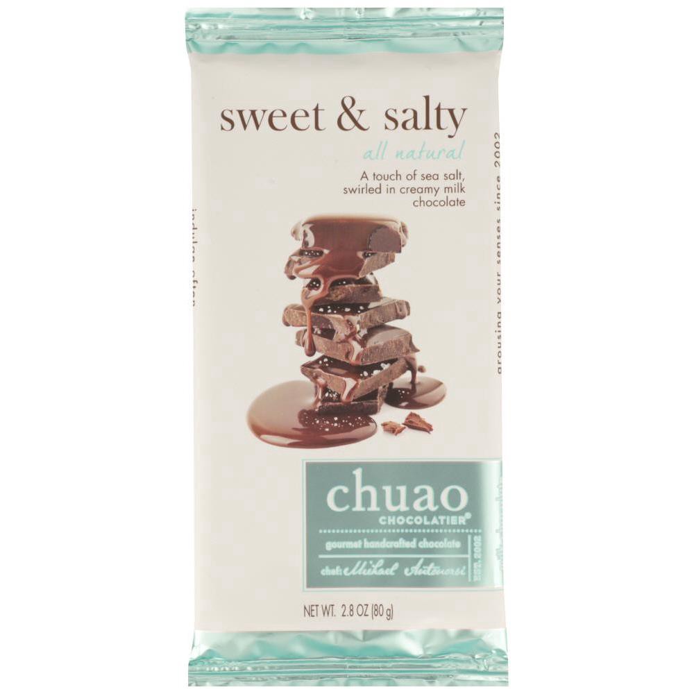 slide 1 of 1, Chuao Chocolatier Chuao Milk Choc-Swt/Salty, 2.8 oz