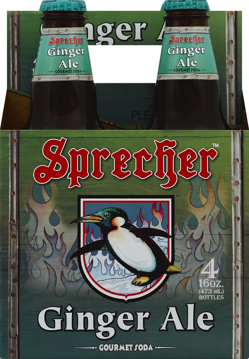 slide 1 of 4, Sprecher Ginger Ale, 4 ct;16 fl oz