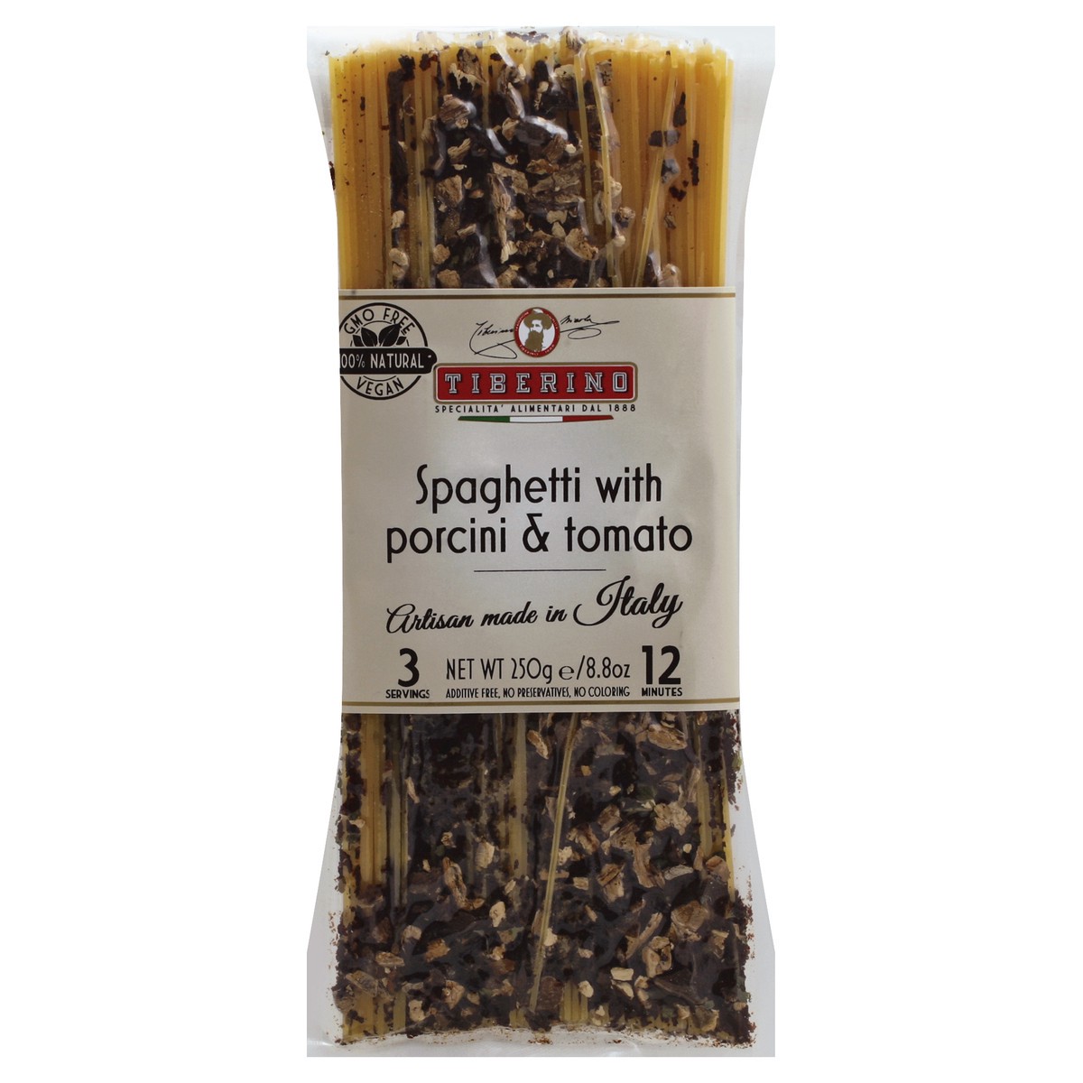 slide 4 of 8, Tiberino Spaghetti 250 g, 9 oz