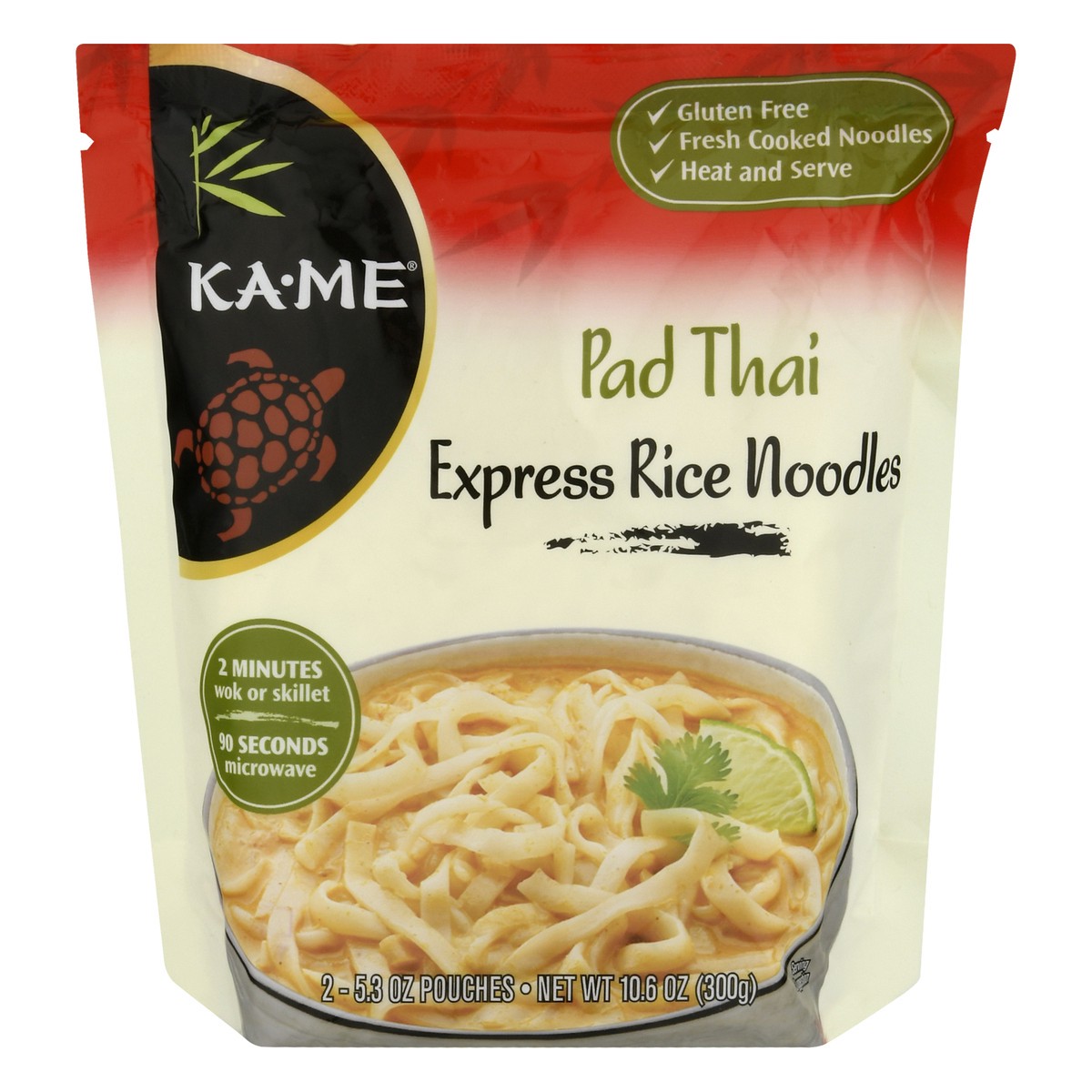 slide 1 of 9, KA-ME Pad Thai Express Rice Noodles 2 ea, 2 ct
